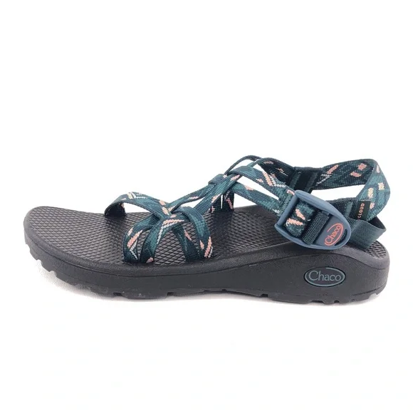 Chaco Men\'s Sport Hiking Sandals Strappy Blue Multicolor Straps Size 11 Chaco Blue Sandals for Men for sale | eBay main image 2